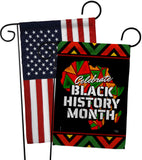 Let Celebrate BHM - Support Inspirational Vertical Impressions Decorative Flags HG120036 Made In USA