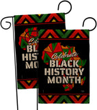 Let Celebrate BHM - Support Inspirational Vertical Impressions Decorative Flags HG120036 Made In USA