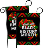 Let Celebrate BHM - Support Inspirational Vertical Impressions Decorative Flags HG120036 Made In USA