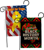 Let Celebrate BHM - Support Inspirational Vertical Impressions Decorative Flags HG120036 Made In USA