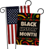 Hornoring Black History - Support Inspirational Vertical Impressions Decorative Flags HG130312 Made In USA