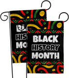 Hornoring Black History - Support Inspirational Vertical Impressions Decorative Flags HG130312 Made In USA