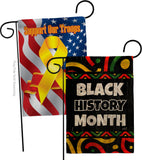 Hornoring Black History - Support Inspirational Vertical Impressions Decorative Flags HG130312 Made In USA