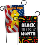 Hornoring Black History - Support Inspirational Vertical Impressions Decorative Flags HG130312 Made In USA