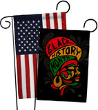 African-American Month - Support Inspirational Vertical Impressions Decorative Flags HG190039 Made In USA
