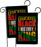 Educated Black History - Support Inspirational Vertical Impressions Decorative Flags HG190072 Made In USA