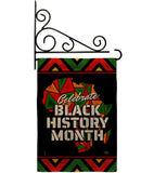 Let Celebrate BHM - Support Inspirational Vertical Impressions Decorative Flags HG120036 Made In USA