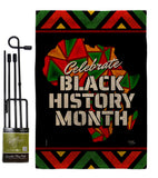 Let Celebrate BHM - Support Inspirational Vertical Impressions Decorative Flags HG120036 Made In USA