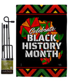 Let Celebrate BHM - Support Inspirational Vertical Impressions Decorative Flags HG120036 Made In USA