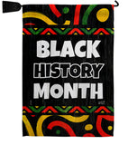 Hornoring Black History - Support Inspirational Vertical Impressions Decorative Flags HG130312 Made In USA