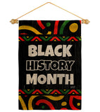 Hornoring Black History - Support Inspirational Vertical Impressions Decorative Flags HG130312 Made In USA