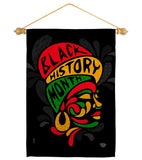  African-American Month - Support Inspirational Vertical Impressions Decorative Flags HG190039 Made In USA