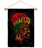  African-American Month - Support Inspirational Vertical Impressions Decorative Flags HG190039 Made In USA