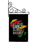 Hold Our History - Support Inspirational Vertical Impressions Decorative Flags HG190069 Made In USA