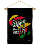 Hold Our History - Support Inspirational Vertical Impressions Decorative Flags HG190069 Made In USA