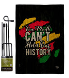 Hold Our History - Support Inspirational Vertical Impressions Decorative Flags HG190069 Made In USA