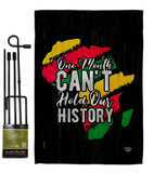 Hold Our History - Support Inspirational Vertical Impressions Decorative Flags HG190069 Made In USA