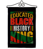 Educated Black History - Support Inspirational Vertical Impressions Decorative Flags HG190072 Made In USA