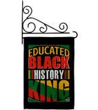 Educated Black History - Support Inspirational Vertical Impressions Decorative Flags HG190072 Made In USA