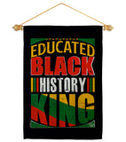 Educated Black History - Support Inspirational Vertical Impressions Decorative Flags HG190072 Made In USA