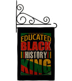 Educated Black History - Support Inspirational Vertical Impressions Decorative Flags HG190072 Made In USA