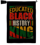 Educated Black History - Support Inspirational Vertical Impressions Decorative Flags HG190072 Made In USA