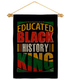 Educated Black History - Support Inspirational Vertical Impressions Decorative Flags HG190072 Made In USA