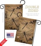 Dragonfly - Bugs & Frogs Garden Friends Vertical Impressions Decorative Flags HG104001 Made In USA