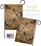 Dragonfly - Bugs & Frogs Garden Friends Vertical Impressions Decorative Flags HG104001 Made In USA