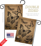 Butterflies - Bugs & Frogs Garden Friends Vertical Impressions Decorative Flags HG104002 Made In USA