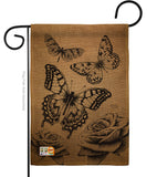 Butterflies - Bugs & Frogs Garden Friends Vertical Impressions Decorative Flags HG104002 Made In USA