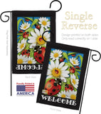 Ladybug Heaven - Bugs & Frogs Garden Friends Vertical Impressions Decorative Flags HG104068 Made In USA