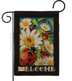 Ladybug Heaven - Bugs & Frogs Garden Friends Vertical Impressions Decorative Flags HG104068 Made In USA