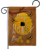 My Honey Bee - Bugs & Frogs Garden Friends Vertical Impressions Decorative Flags HG104105 Made In USA