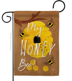 My Honey Bee - Bugs & Frogs Garden Friends Vertical Impressions Decorative Flags HG104105 Made In USA