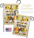 Spring Gnomes - Bugs & Frogs Garden Friends Vertical Impressions Decorative Flags HG104134 Made In USA