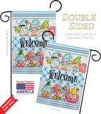 Summer Gnomes - Bugs & Frogs Garden Friends Vertical Impressions Decorative Flags HG104135 Made In USA