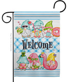 Summer Gnomes - Bugs & Frogs Garden Friends Vertical Impressions Decorative Flags HG104135 Made In USA