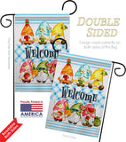 Sweet Gnomes - Bugs & Frogs Garden Friends Vertical Impressions Decorative Flags HG104137 Made In USA