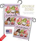 Gnome Sweet Gnome - Bugs & Frogs Garden Friends Vertical Impressions Decorative Flags HG104138 Made In USA