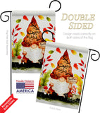 Fall Gnome - Bugs & Frogs Garden Friends Vertical Impressions Decorative Flags HG104142 Made In USA