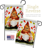 Fall Gnome - Bugs & Frogs Garden Friends Vertical Impressions Decorative Flags HG104142 Made In USA