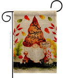 Fall Gnome - Bugs & Frogs Garden Friends Vertical Impressions Decorative Flags HG104142 Made In USA