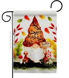 Fall Gnome - Bugs & Frogs Garden Friends Vertical Impressions Decorative Flags HG104142 Made In USA