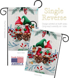 Winter Gnome - Bugs & Frogs Garden Friends Vertical Impressions Decorative Flags HG104146 Made In USA