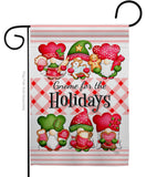 Winter Holidays Gnome - Bugs & Frogs Garden Friends Vertical Impressions Decorative Flags HG104155 Made In USA