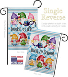 School Gnome - Bugs & Frogs Garden Friends Vertical Impressions Decorative Flags HG104156 Made In USA