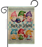 School Gnome - Bugs & Frogs Garden Friends Vertical Impressions Decorative Flags HG104156 Made In USA