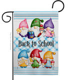 School Gnome - Bugs & Frogs Garden Friends Vertical Impressions Decorative Flags HG104156 Made In USA