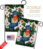 Winter Socks Gnome - Bugs & Frogs Garden Friends Vertical Impressions Decorative Flags HG104161 Made In USA